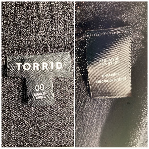 Torrid Sheer Long Sleeve Cardigan - Picture 4 of 4